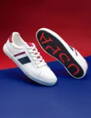 US Polo Assn Men Brand Stripe Santos 3.0 Sneakers