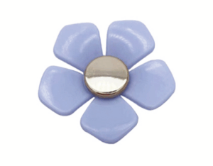 Jibbitz Big Blue Metal Flower