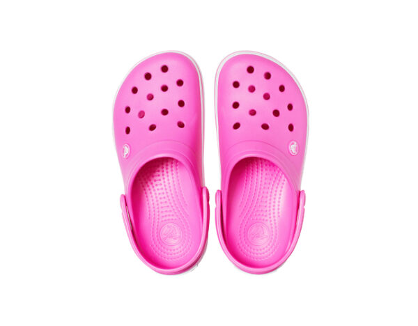 Crocs Crocband Electric Pink White - Image 3