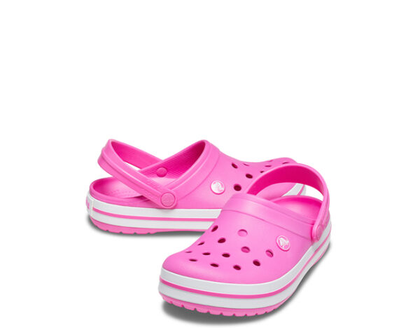 Crocs Crocband Electric Pink White - Image 4