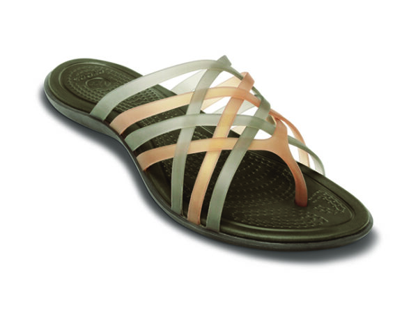 Crocs Huarache Flip-Flop Women Bronze Espresso - Image 2