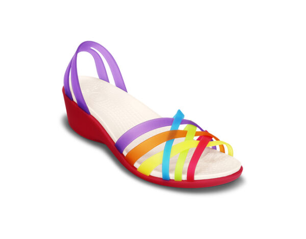 Crocs Huarache Mini Wedge Women Multi Geranium - Image 2