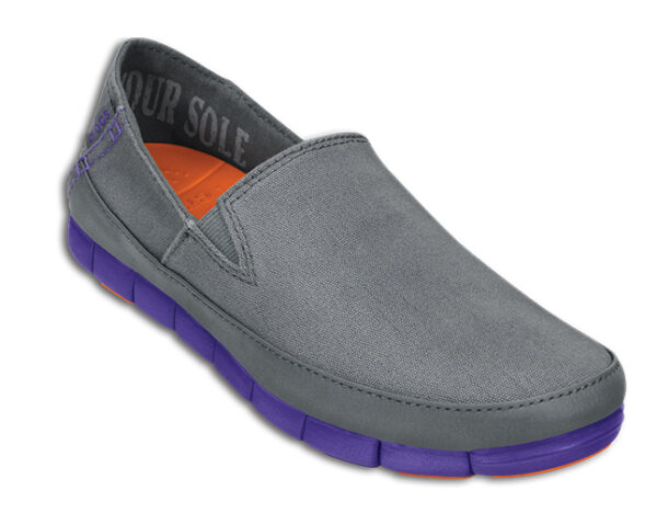 Crocs Stretch Sole Loafer Women Charcoal Ultraviolet - Image 2