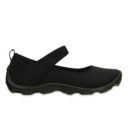 Crocs Duet Busy Day Mary Jane Juniors' Black Black