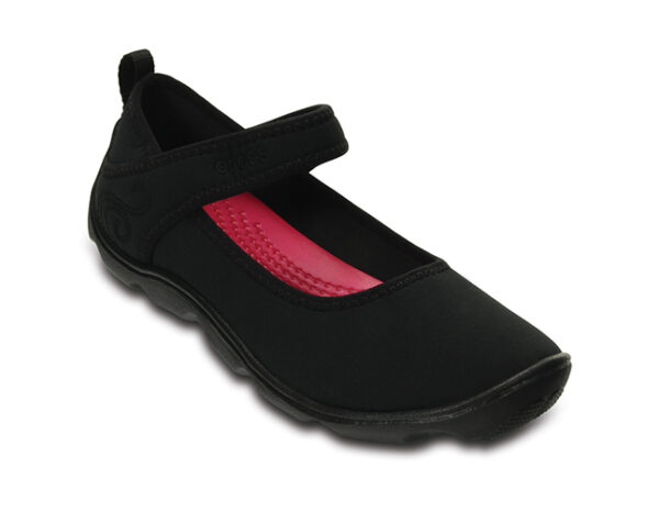 Crocs Duet Busy Day Mary Jane Juniors' Black Black - Image 2