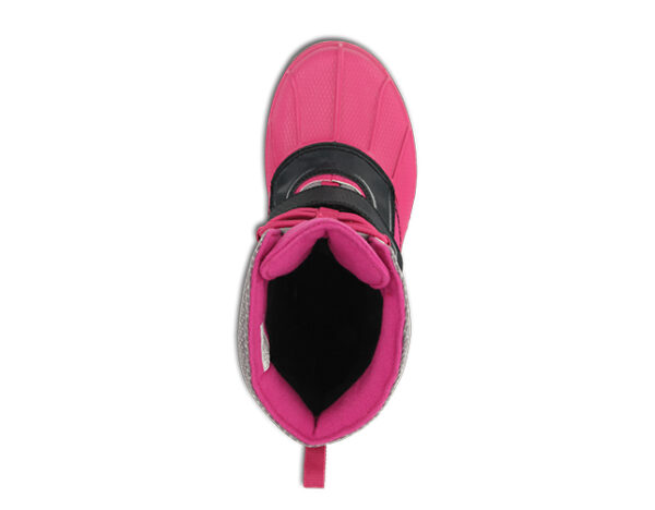 Crocs AllCast Waterproof Boot Junior's Candy Pink Black - Image 3