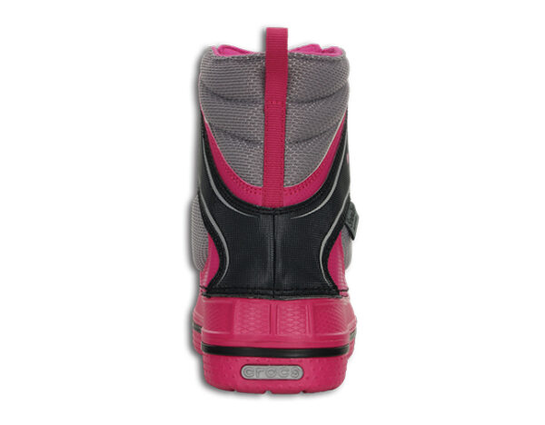 Crocs AllCast Waterproof Boot Junior's Candy Pink Black - Image 4