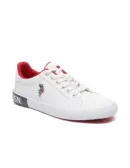 US Polo Assn Women Panelled Solid Lace Up Aubrey Sneakers