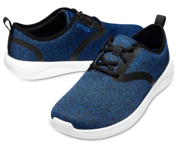 Crocs LiteRide Lace Men Blue Jean White - Image 3