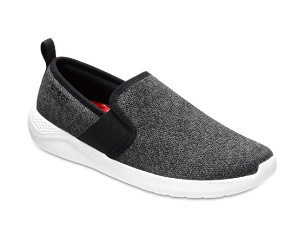 Crocs LiteRide SlipOn Men Black White - Image 2