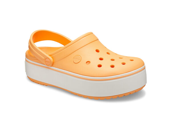 Crocs Crocband Platform Clog Cantaloupe White - Image 2
