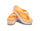 Crocs Crocband Platform Flip Cantaloupe White