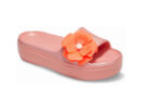 Crocs Crocband Platform Vivid Blooms Slide Melon