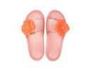 Crocs Crocband Platform Vivid Blooms Slide Melon