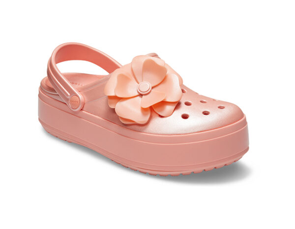 Crocs Crocband Platform Vivid Blooms Clog Melon - Image 2