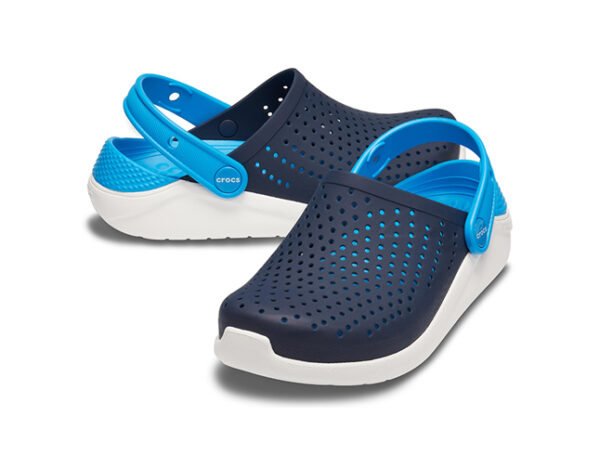 Crocs LiteRide Clog Kids Navy White - Image 4