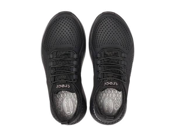 Crocs LiteRide Pacer Kids Black Black - Image 3