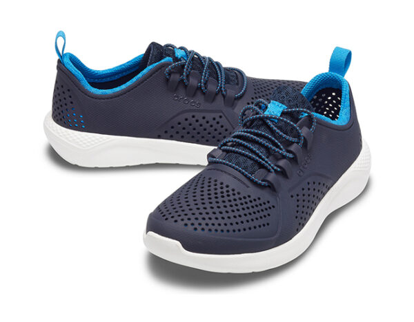 Crocs LiteRide Pacer Kids Navy White - Image 4