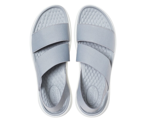 Crocs LiteRide Stretch Sandal Light Grey White - Image 4