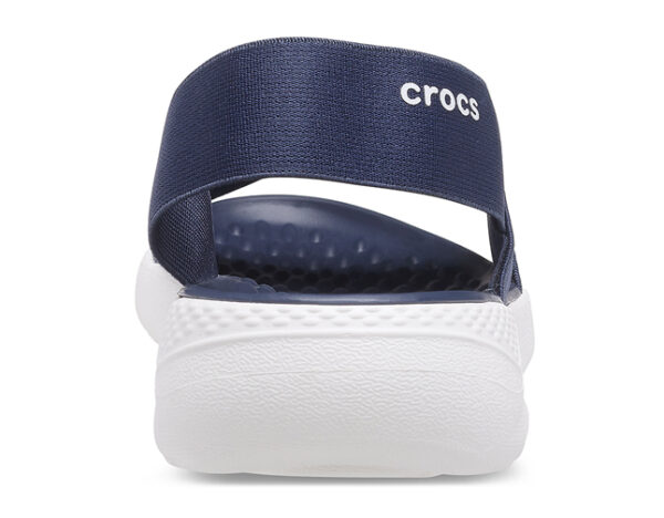 Crocs LiteRide Stretch Sandal Navy White - Image 5
