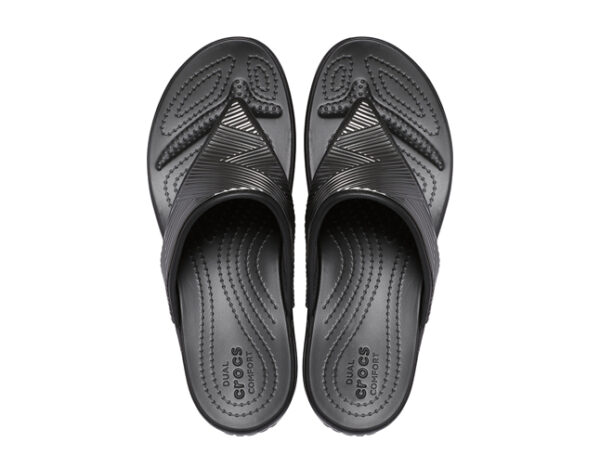 Crocs Monterey Metallic Wedge Flip - Image 3