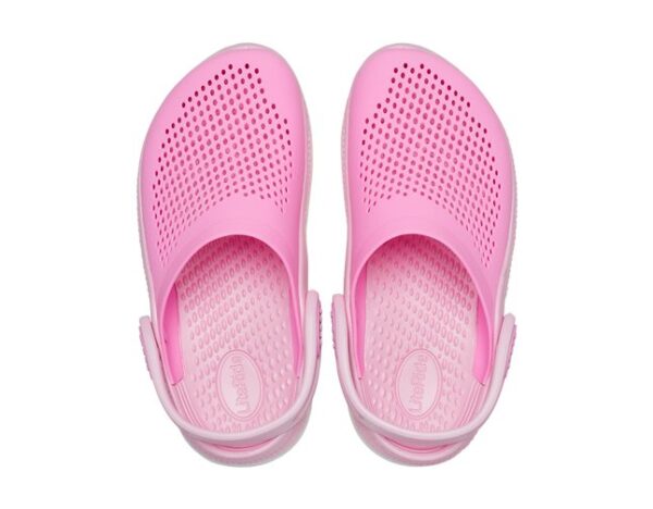 Crocs LiteRide 360 Clog Kids Taffy Pink Ballerina Pink - Image 4