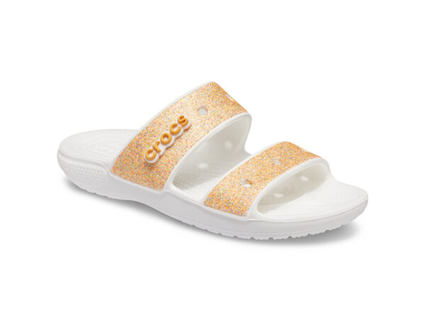 Classic Crocs Glitter Sandal Orange Sorbet Glitter - Image 2
