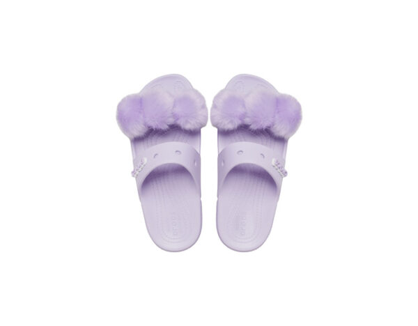 Classic Crocs FurSure Sandal Lavender - Image 3