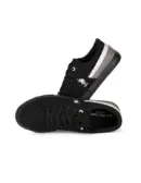 US Polo Men Contrast Stripe Canvas Clarkin Sneakers Black