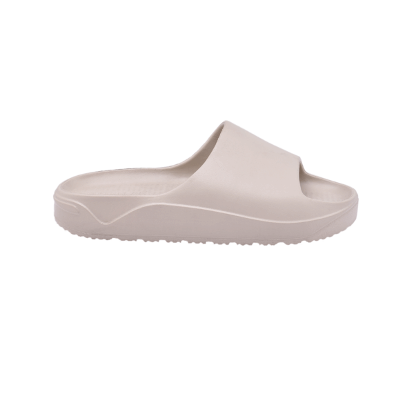 Pull&Bear Rubberized chunky slide Ecru - Image 3