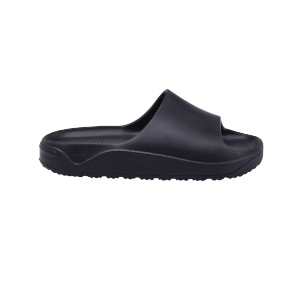 Pull&Bear Rubberized chunky slide Black - Image 4