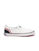 US Polo Men Round Toe Solid Timeo Slip On Sneakers White