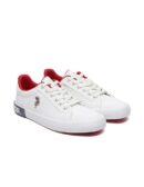 US Polo ASSN Unisex Round Toe Logo Aubrey 2.0 Sneakers