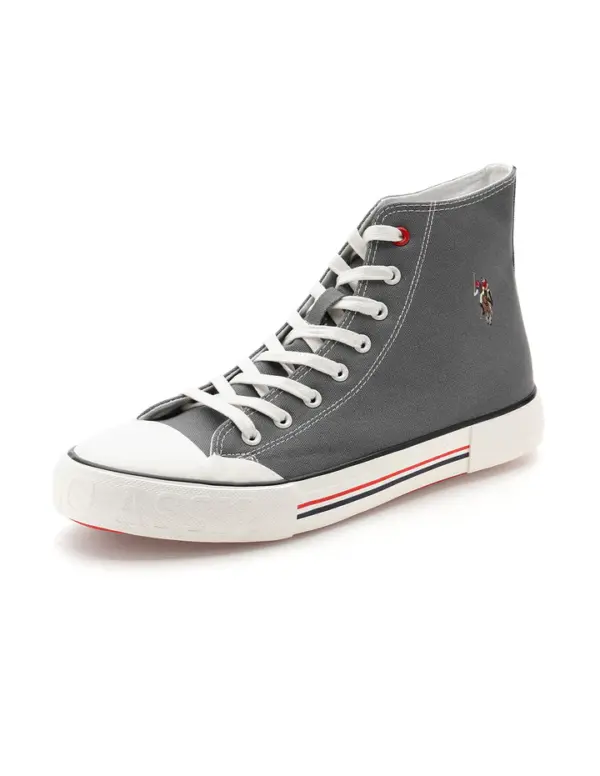 US Polo Men Vlair Grey Classics Sneakers - Image 6