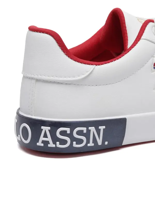 US Polo Assn Women Panelled Solid Lace Up Aubrey Sneakers - Image 7