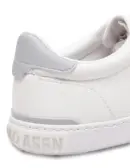 US Polo Men Round Toe Solid Gain Sneakers White