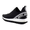 DKNY Womens Abbi Fabric Low Top Slip On Fashion Sneaker Black