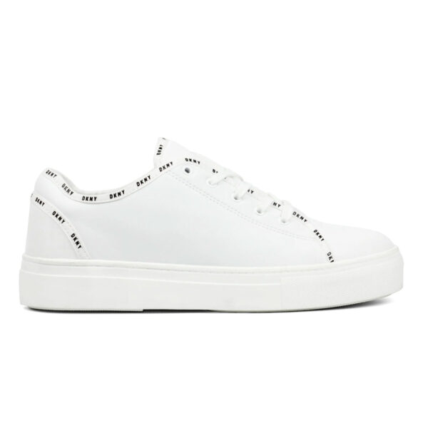 DKNY White Logo Trim Sneaker