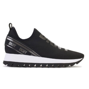 DKNY Women's Sneaker, Black Abbi