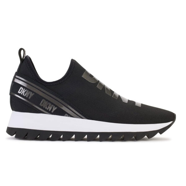 DKNY Women's Sneaker, Black Abbi