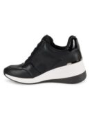 DKNY Pixie  Kai Wedge Heel Sneakers Black