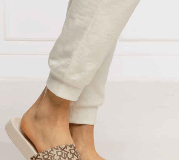 DKNY Synthetic Platform Slides White - Image 7