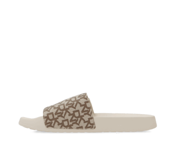 DKNY Synthetic Platform Slides White - Image 3