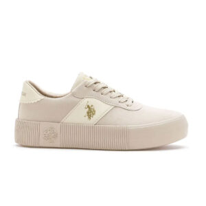 US Polo Assn Women's Beige Sneakers