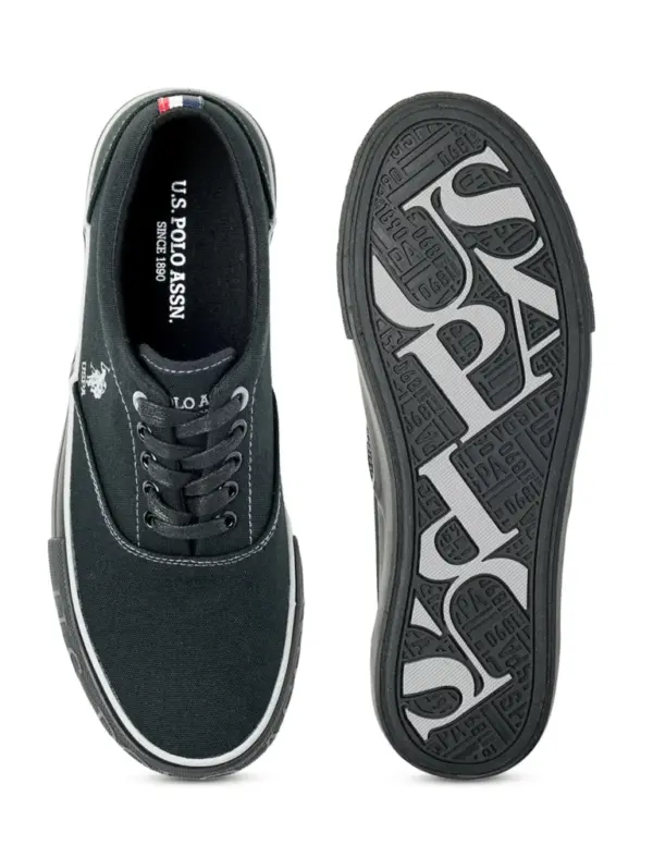 U.S. Polo Assn. Men Clyde Black Classics Sneakers - Image 4