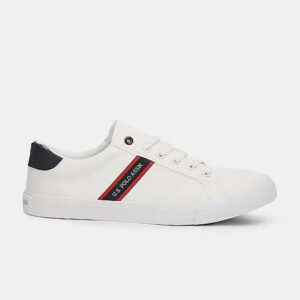 U.S. Polo Assn. Men Low Top Brand Stripe Gaiman Sneakers