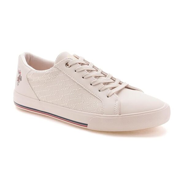 US POLO ASSN Women HEIDI Nude Sneakers - Image 2