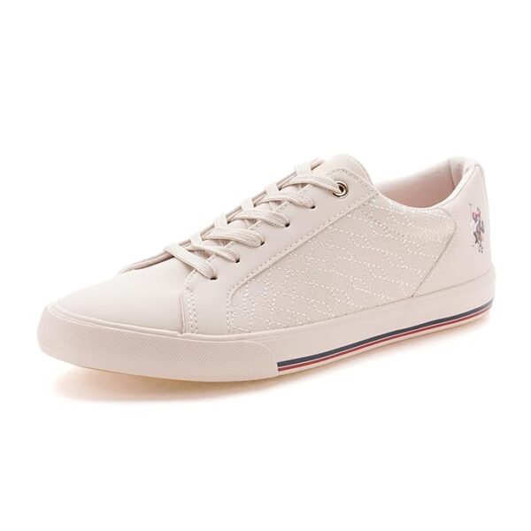 US POLO ASSN Women HEIDI Nude Sneakers - Image 3