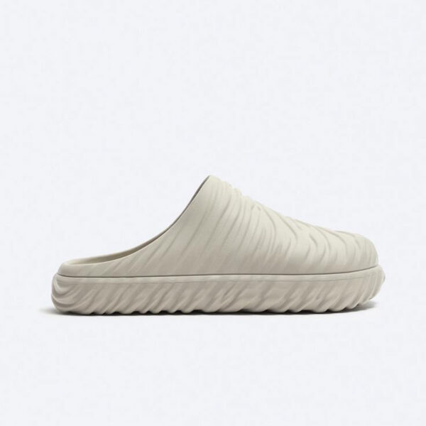Zara Textured Chunky Clogs White
