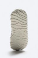 Zara Textured Chunky Clogs White